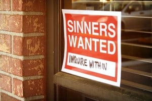 sinners wanted sign