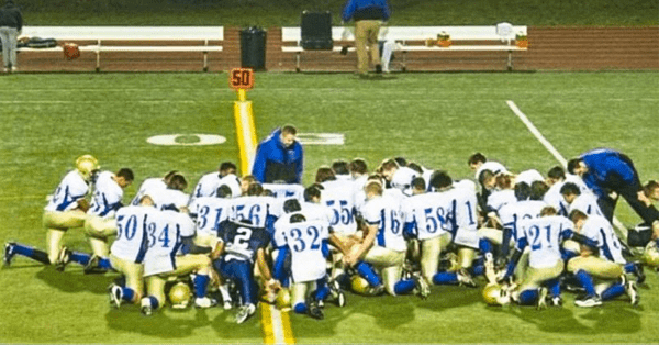 NFL players support Coach's right to take a prayerful knee