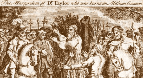 Christian Martyr Dr. Rowland Taylor